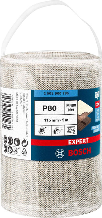 Bosch EXPERT M480 rolna brusne mreže od 115 mm, 5 m, G 80 - 2608900785