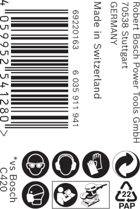 Bosch EXPERT M480 rolna brusne mreže od 115 mm, 5 m, G 220 - 2608900790