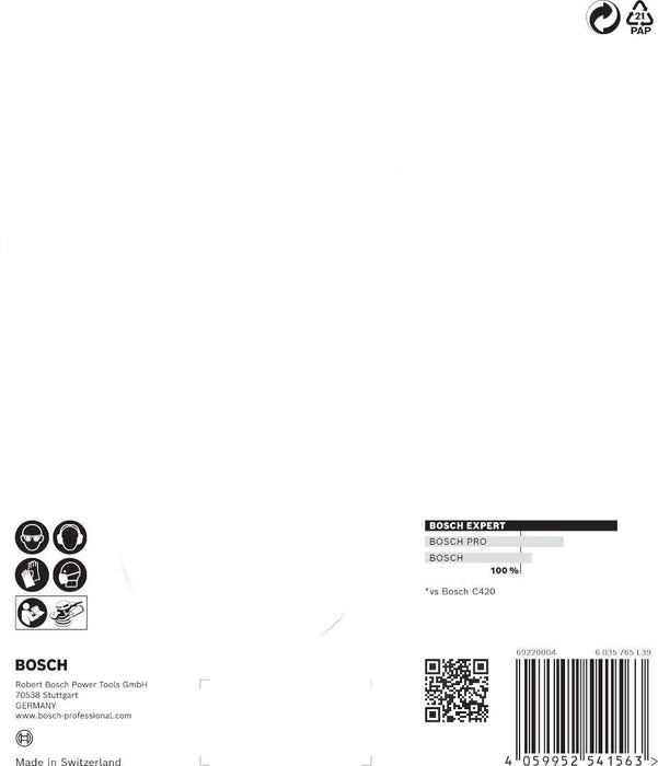 Bosch EXPERT C470 brusni papir sa 6 rupa za rotacione brusilice od 150 mm, G 180, 5 delova - 2608900818