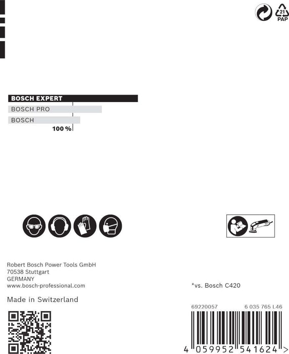 Bosch EXPERT C470 brusni papir za delta brusilice od 93 mm, G 60, 5 delova - 2608900824