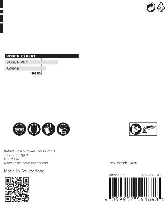 Bosch EXPERT C470 brusni papir za delta brusilice od 93 mm, G 100, 5 delova - 2608900826
