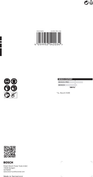 BOSCH EXPERT C470 brusni papir sa 14 rupa za vibracione brusilice od 115 x 230 mm, G 240, 10 delova - Brusni list ExC470,240,115x230mm (2608900865)-SBT Alati Beograd