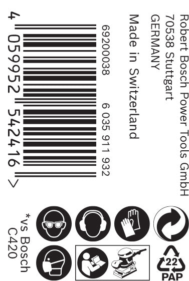 BOSCH EXPERT C470 rolna brusnog papira za ručno brušenje od 93 mm, 5 m, G 60 - Brusni list ExC470,G60,93mmx5m (2608900903)-SBT Alati Beograd