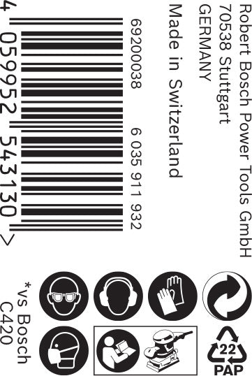 BOSCH EXPERT C470 rolna brusnog papira za ručno brušenje od 93 mm x 50 m, G 320 - Brusni list ExC470,G320,93mmx50m (2608900975)-SBT Alati Beograd
