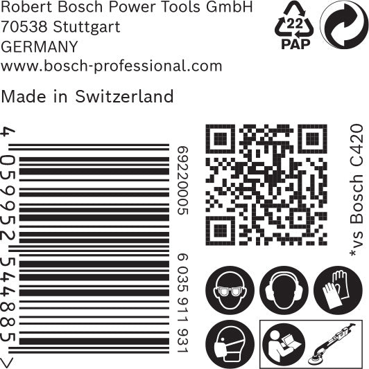 BOSCH EXPERT C470 brusni papir sa 19 rupa za brusilice za gips od 225 mm, G 120, 25 delova - Brusni list ExC470,G120,225mm (2608901150)-SBT Alati Beograd