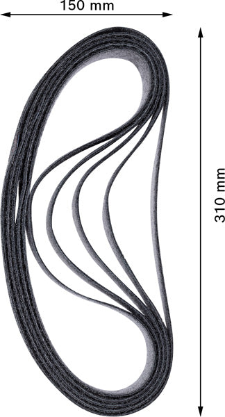 BOSCH EXPERT N470 brusna traka za tračne brusilice od 40 x 760 mm, gruba, 10 delova - Brusna traka N470_40_760_Crs (2608901254)-SBT Alati Beograd