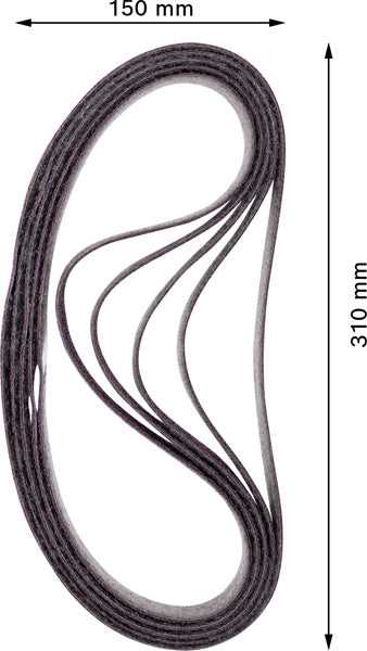 BOSCH EXPERT N470 brusna traka za tračne brusilice od 40 x 760 mm, srednja, 10 delova - Brusna traka N470_40_760_Med (2608901255)-SBT Alati Beograd