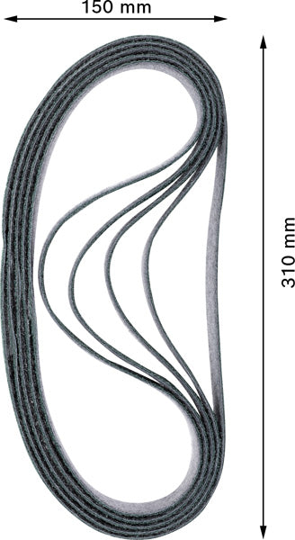 BOSCH EXPERT N470 brusna traka za tračne brusilice od 40 x 760 mm, fina, 10 delova - Brusna traka N470_40_760_Fin (2608901256)-SBT Alati Beograd