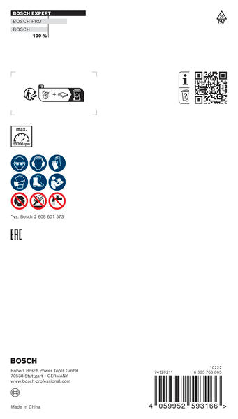 BOSCH EXPERT Concrete dijamantska lončasta ploča od 150 x 22,23 x 4,5 mm - Dijamantski lončasti disk Concrete 150mm (2608901478)-SBT Alati Beograd