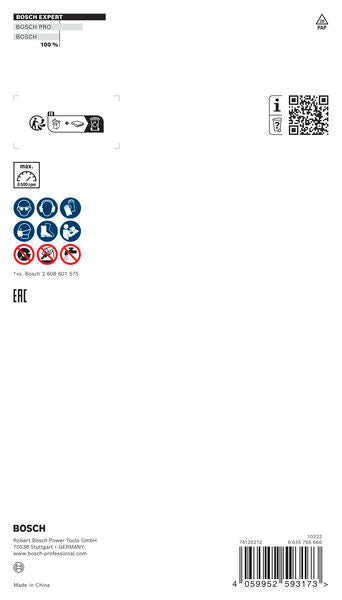 BOSCH EXPERT Concrete dijamantska lončasta ploča od 180 x 22,23 x 4,5 mm - Dijamantski lončasti disk Concrete 180mm (2608901479)-SBT Alati Beograd