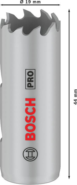 BOSCH Set PRO Multi Material testera za otvore, 19 mm, sa navojem - Testera za otvore T MM B 19mm (2608901493)-SBT Alati Beograd