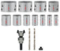 BOSCH Set PRO Multi Material testera za otvore sa Q-Lock steznom glavom, 15 kom. - Komplet testera za otvore T MM B 15P Set (2608901549)-SBT Alati Beograd