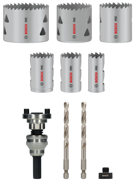BOSCH Set PRO Multi Material testera za otvore sa Q-Lock steznom glavom, 10 kom. - Komplet testera za otvore T MM B 10P Set (2608901551)-SBT Alati Beograd