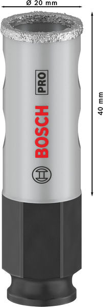 BOSCH PRO Tile PC Plus testera za otvore, 20 mm, HS - Testera za otvore P TI D 20mm (2608901553)-SBT Alati Beograd