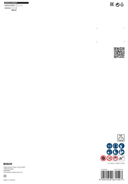 BOSCH EXPERT MultiMaterial dijamantska rezna ploča od 230 x 22,23 x 2,4 x 15 mm - EXPERT MultiMaterial Turbo 230mm (2608901598)-SBT Alati Beograd