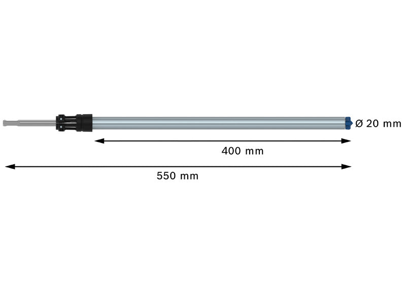 BOSCH EXPERT SDS Clean plus-8X burgija za udarne bušilice 20×400×550 - EXPERT SDS Clean plus-8X 20x400x550 mm (2608901620)-SBT Alati Beograd