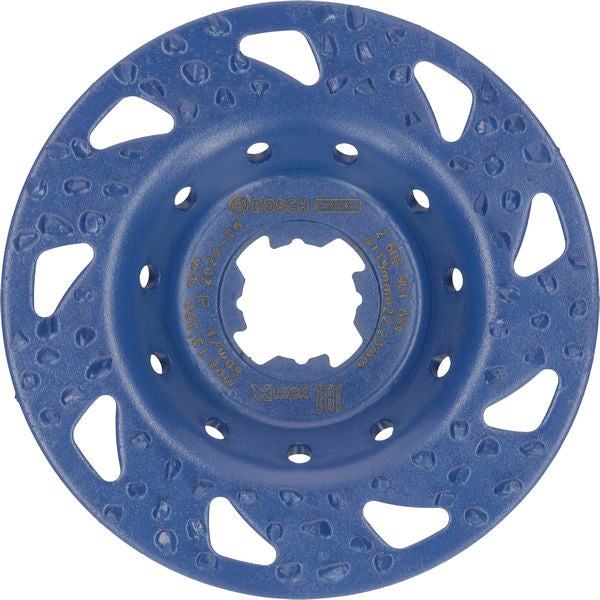 BOSCH EXPERT Multi Material Carbide glava za brušenje, gruba, ravna, X-LOCK, 115 mm, 22,23 mm - Lončasti disk za brušenje EXPERT Carbide (2608901684)-SBT Alati Beograd