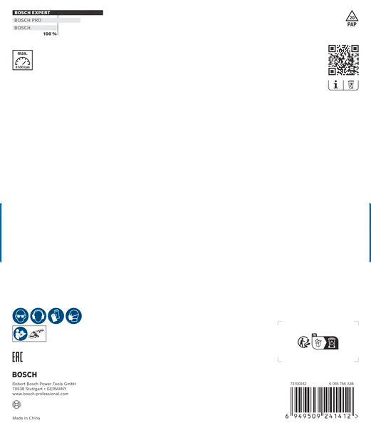 BOSCH EXPERT Multi Material Carbide glava za brušenje, srednja, ravna, 180 mm, 22,23 mm - Lončasti disk za brušenje EXPERT Carbide (2608901748)-SBT Alati Beograd