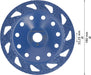BOSCH EXPERT Multi Material Carbide glava za brušenje, srednja, pod uglom, 180 mm, 22,23 mm - Lončasti disk za brušenje EXPERT Carbide (2608901750)-SBT Alati Beograd