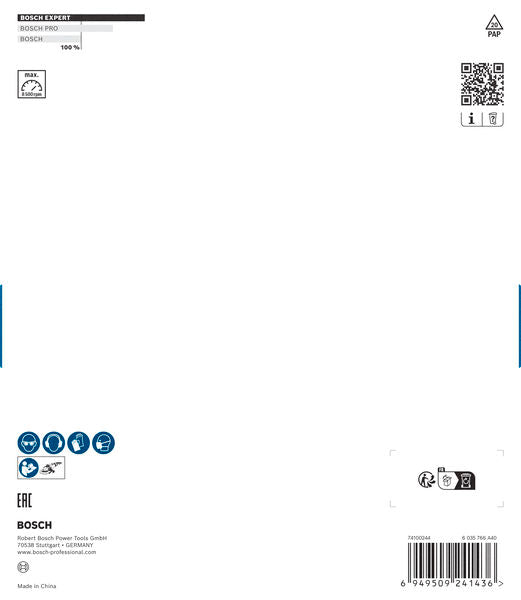 BOSCH EXPERT Multi Material Carbide glava za brušenje, srednja, pod uglom, 180 mm, 22,23 mm - Lončasti disk za brušenje EXPERT Carbide (2608901750)-SBT Alati Beograd