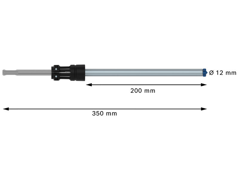 BOSCH EXPERT SDS Clean plus-8X burgija za udarne bušilice 12×200×350 - EXPERT SDS Clean plus-8X 12x200x350 mm (2608901766)-SBT Alati Beograd