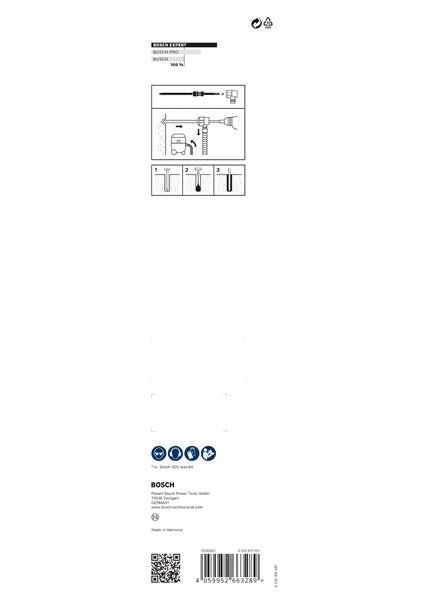 BOSCH EXPERT SDS Clean max-8X burgija za udarne bušilice 25×400×650 - EXPERT SDS Clean max-8X 25x400x650 mm (2608901796)-SBT Alati Beograd