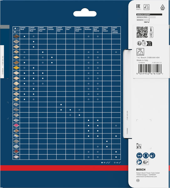 BOSCH EXPERT Wood list kružne testere, 168×1,8/1,2×20 mm, T42 - List testere ExpfW 168x20x1.8 mm 42Z (2608901872)-SBT Alati Beograd