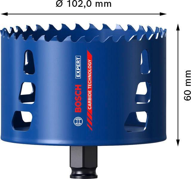 BOSCH EXPERT Multi Material Power Change Plus testera za otvore, 102×60 mm - Testera za otvore P MM T 102mm (2608901900)-SBT Alati Beograd