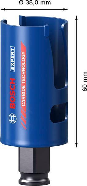 BOSCH EXPERT Construction Material Power Change Plus testera za otvore, 38×60 mm - Testera za otvore P CM T 38mm (2608901919)-SBT Alati Beograd
