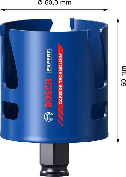 BOSCH EXPERT Construction Material Power Change Plus testera za otvore, 60×60 mm - Testera za otvore P CM T 60mm (2608901927)-SBT Alati Beograd