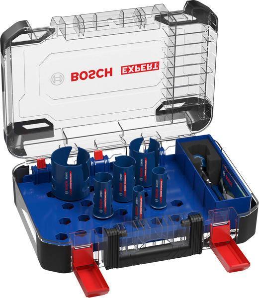 BOSCH EXPERT Construction Material Power Change Plus set burgija za otvore, 20; 25; 32; 38; 51; 64×60 mm, 10 delova - Testera za otvore P CM T 10p Set (2608901951)-SBT Alati Beograd