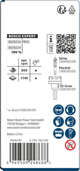 BOSCH EXPERT Sheet Metal testera za otvore sa osovinom, 14×5 mm - Testera za otvore A SM T 14mm (2608901970)-SBT Alati Beograd