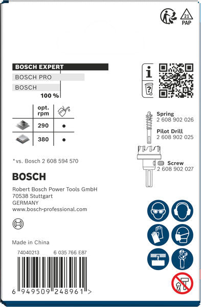 BOSCH EXPERT Sheet Metal testera za otvore sa osovinom, 42×5 mm - Testera za otvore A SM T 42mm (2608901998)-SBT Alati Beograd