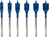 BOSCH Set EXPERT Self Cut Speed pljosnatih burgija od 13/16/19/20/22/25, 6 delova - Burgija glodalica 6Pc Spade Set (2608902109)-SBT Alati Beograd
