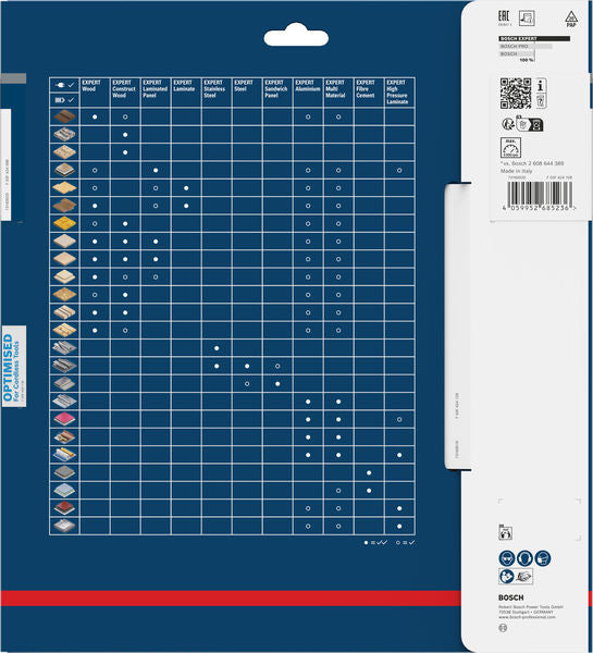 BOSCH EXPERT Laminated Panel cordless list kružne testere, 254×2,6/1,8×30 mm, T78 - List kružne testere EX CB T 254x30-78 (2608902195)-SBT Alati Beograd
