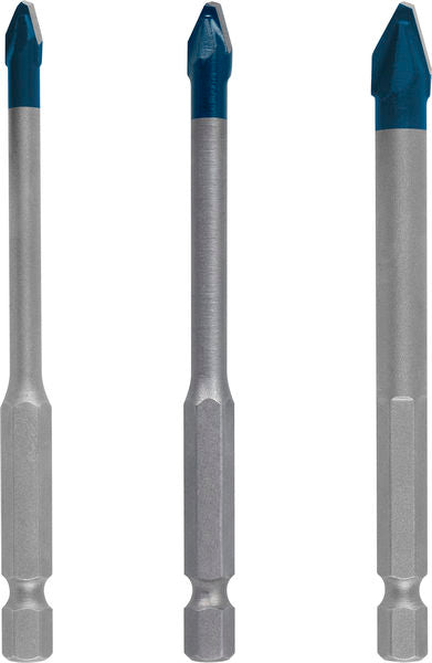 BOSCH EXPERT HEX-9 Hard Ceramic set burgija, 5×90; 6×90; 8×90 mm, 3 dela - Burgija za pločice HEX-9 HC 3pc Set (2608902312)-SBT Alati Beograd
