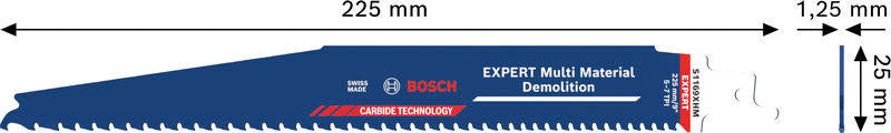 BOSCH EXPERT Multi Material Demolition S1169XHM list testere, 10 kom. - List sablja testere RBE S1169XHM 10PC (2608902343)-SBT Alati Beograd