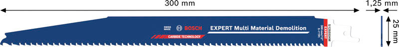 BOSCH EXPERT Multi Material Demolition S1269XHM list testere, 10 kom. - List sablja testere RBE S1269XHM 10PC (2608902345)-SBT Alati Beograd