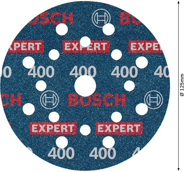 BOSCH EXPERT O780 brusni disk sa folijom, 125 mm, G400 - (2608902415)-SBT Alati Beograd