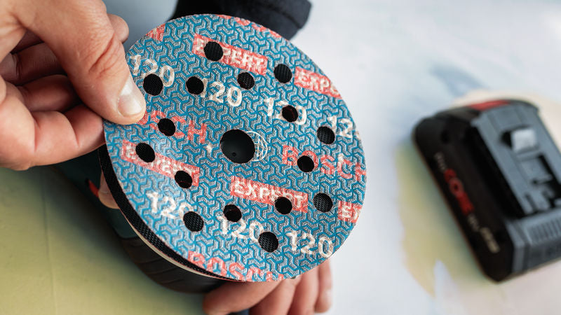 BOSCH EXPERT O780 brusni disk sa folijom, 125 mm, G320 - (2608902422)-SBT Alati Beograd