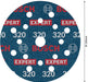 BOSCH EXPERT O780 brusni disk sa folijom, 125 mm, G320 - (2608902422)-SBT Alati Beograd