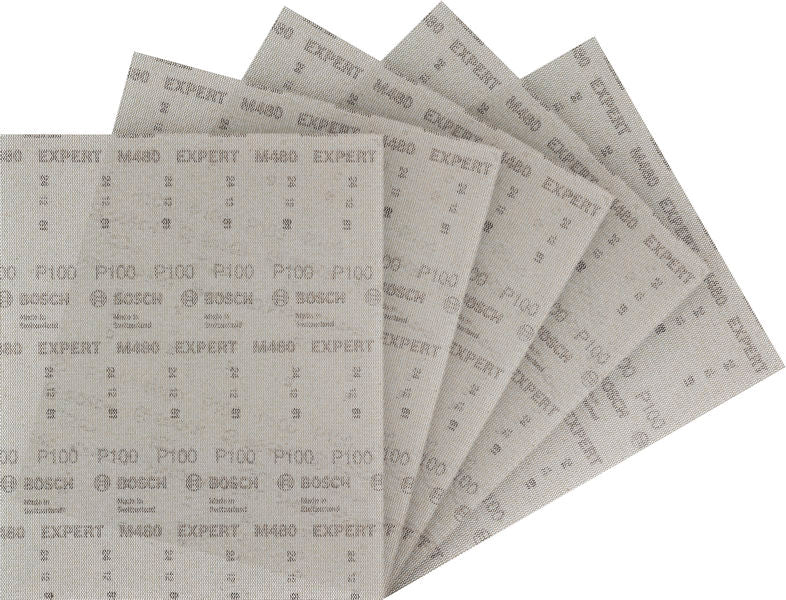 BOSCH EXPERT M480 brusna mreža za vibracione brusilice, 230×280 mm, G100, 5 delova - (2608902504)-SBT Alati Beograd