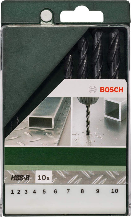 Bosch 10-delni set HSS-R burgija za metal (2609255030)