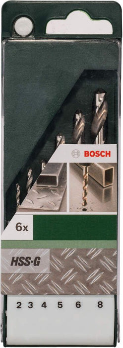 Bosch 6-delni set HSS-G burgija za metal (2609255060)