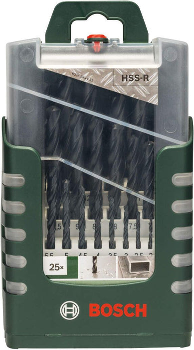 Bosch 25-delni set HSS-R burgija za metal 1,0-13mm (2609255135)