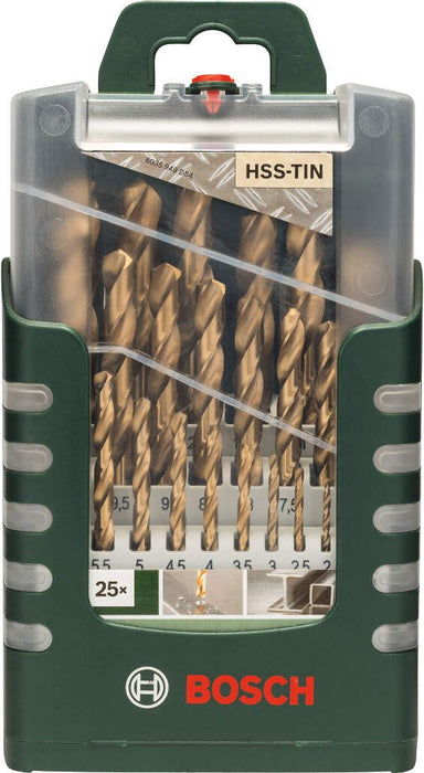 Bosch 25-delni set HSS-TiN burgija za metal (2609255136)