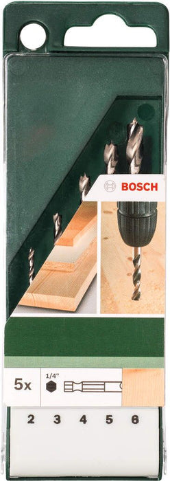 Bosch 5-delni set burgija za drvo sa šestostranim prihvatom (2609255326)