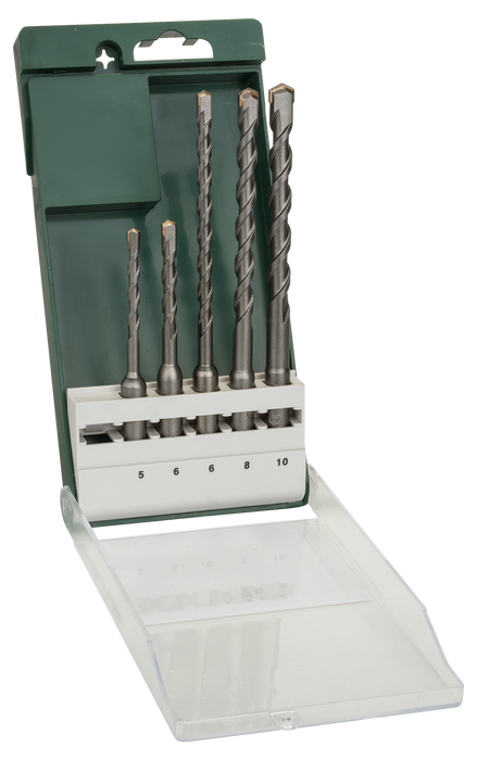 BOSCH Komplet SDS plus burgija za udarne bušilice, 5 delova - SDSplus burgija (5-10mm) set 5 kom (2609255541)-SBT Alati Beograd