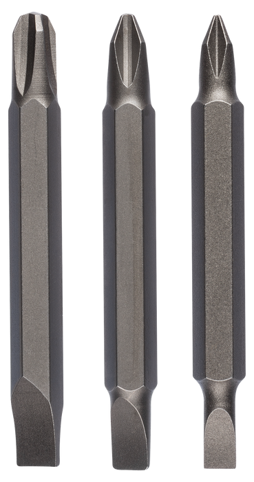 BOSCH Komplet dvostranih nastavaka za odvrtače, 3 dela (PH, S) - 3-delni set dvostranih nastavaka (IS,PH) (2609255959)-SBT Alati Beograd