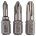 BOSCH Standardni komplet nastavaka za odvrtače Pozidriv® (PZ), 3 dela - Set bitova 25 mm, 3 kom (2609255967)-SBT Alati Beograd